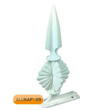 Alukap-XR Aluminium Finial White