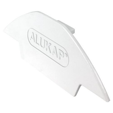 Alukap-XR Ridge Gable End Plate White