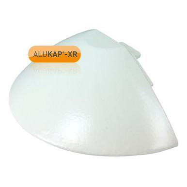 Alukap-XR Ridge Radius End Cap White