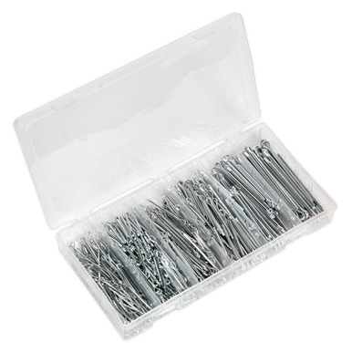 Sealey - Split Pin Assortment 555pc Small Sizes Imperial and Metric