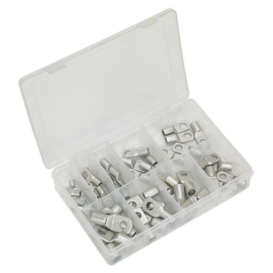Sealey - Copper Lug Terminal Assortment 52pc