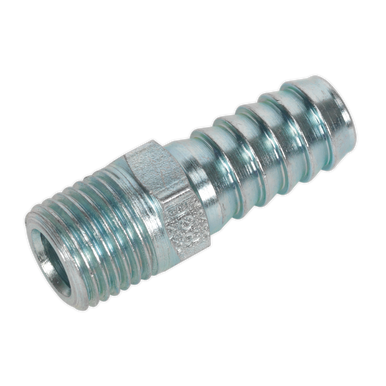 Sealey - Screwed Tailpiece Male 1/4inchBSPT 3/8inch Hose Pack of 5