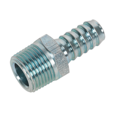 Sealey - Screwed Tailpiece Male 3/8inchBSPT 3/8inch Hose Pack of 5