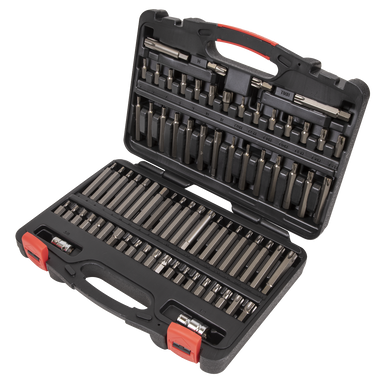 Sealey - TRX-Star/Security TRX-Star/Hex/Ribe/Spline Bit Set 74pc 3/8inch and 1/2inchSq Drive