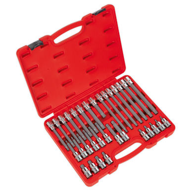 Sealey - Ribe Socket Bit Set 32pc 1/2inchSq Drive