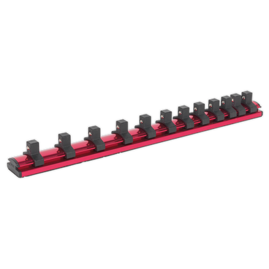 Sealey - Socket Retaining Rail Magnetic 3/8inchSq Drive 12 Clips