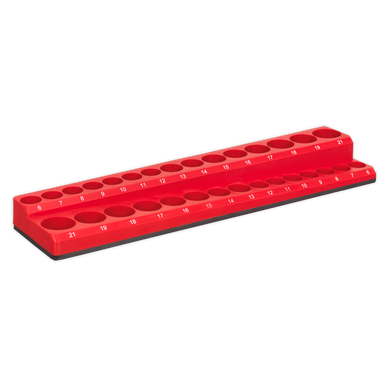 Sealey - Socket Holder Magnetic 3/8inchSq Drive Capacity 30 Sockets