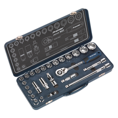 Sealey - Socket Set 26pc 1/2inchSq Drive Lock-On 6pt Metric