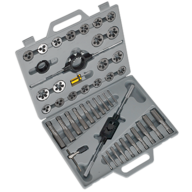 Sealey - Tap and Die Set 45pc Split Dies Metric