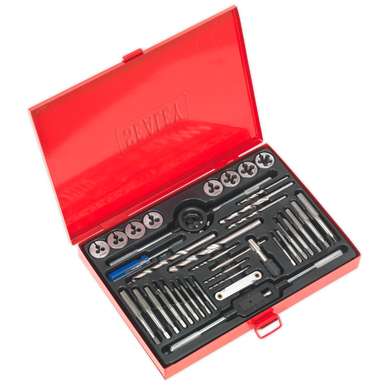 Sealey - Tap and Die Set 37pc Split Dies Metric