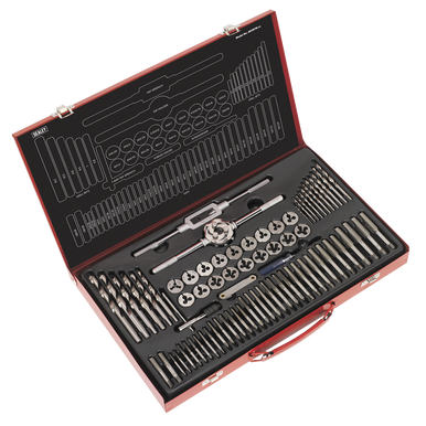 Sealey - Tap and Die Set 76pc Split Dies Metric