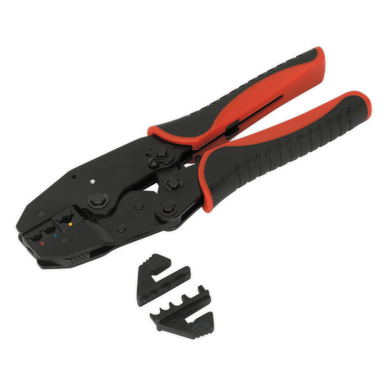 Sealey - Ratchet Crimping Tool Interchangeable Jaws