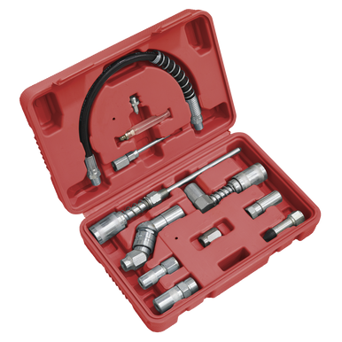 Sealey - Grease Gun Adaptor Kit 12pc