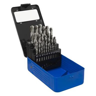 Sealey - HSS Split Point Fully Ground Drill Bit Set 25pc Metric