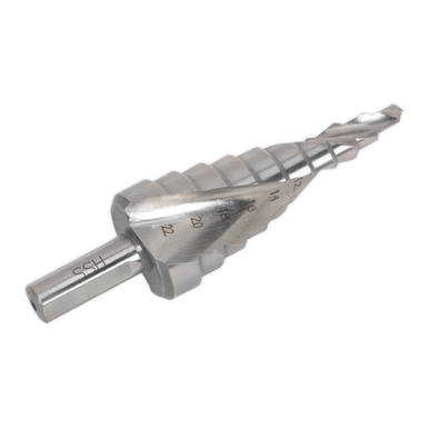 Sealey - HSS 4341 Step Drill Bit 4-22mm Spiral Flute