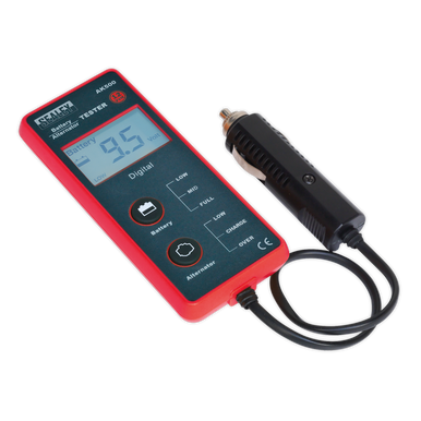 Sealey - Battery and Alternator Tester 12V LCD Screen