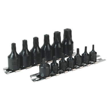 Sealey - Impact TRX-Star Socket Bit Set 13pc 1/4inch and 3/8inchSq Drive