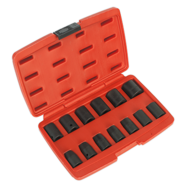 Sealey - Impact Socket Set 13pc 1/2inchSq Drive Metric