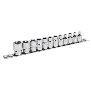 Sealey - TRX-Star Socket Set 12pc 3/8inchSq Drive E4-E20