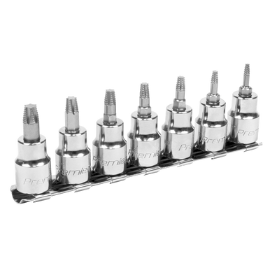 Sealey - TRX-Star Socket Bit Set Lock-On 7pc 3/8inchSq Drive