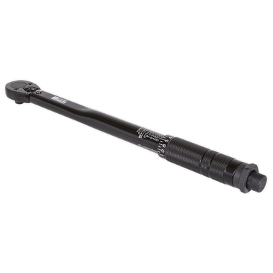 Sealey - Micrometer Torque Wrench 3/8inchSq Drive Calibrated Black Series