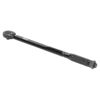 Sealey - Micrometer Torque Wrench 1/2inchSq Drive Calibrated Black Series