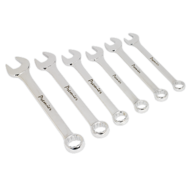 Sealey - Combination Spanner Set 6pc Super Jumbo Metric