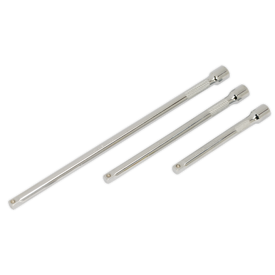 Sealey - Extension Bar Set 3pc 1/4inchSq Drive