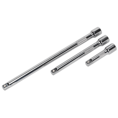 Sealey - Extension Bar Set 3pc 3/8inchSq Drive