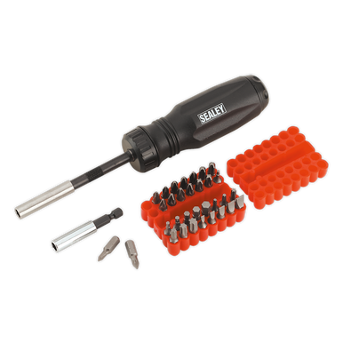 Sealey - Gearless Ratchet Screwdriver Set 34pc