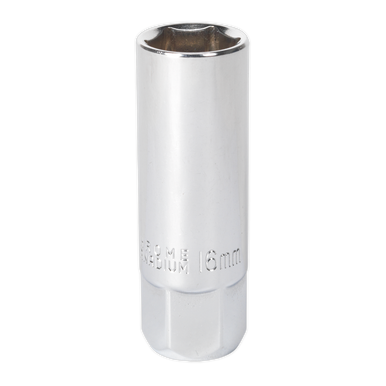 Sealey - Spark Plug Socket 16mm 3/8inchSq Drive Magnetic
