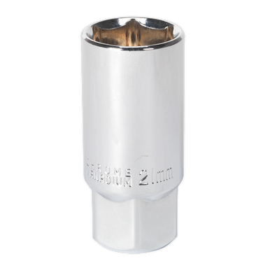 Sealey - Spark Plug Socket 21mm 1/2inchSq Drive Magnetic