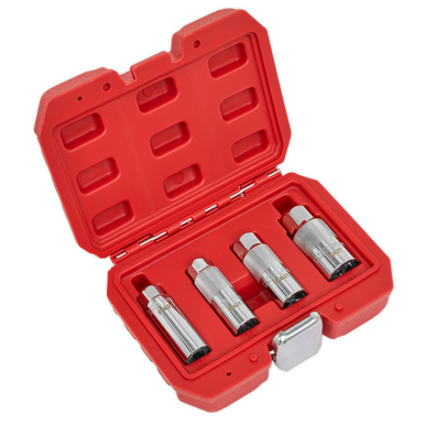Sealey - Spark Plug Socket Set 4pc 3/8inchSq Drive