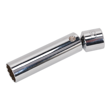Sealey - Spark Plug Socket with Universal Joint 14mm 3/8inchSq Drive 12-Point