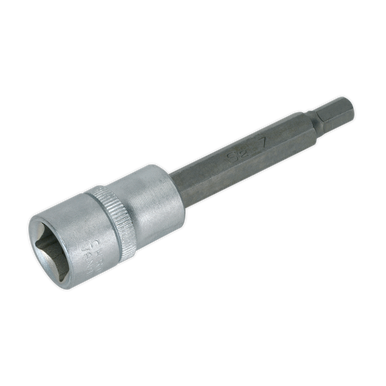 Sealey - Hex Socket Bit 7mm Long 1/2inchSq Drive