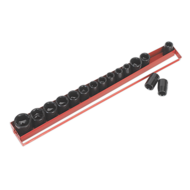 Sealey - Impact Socket Set 16pc 1/2inchSq Drive Metric/Imperial