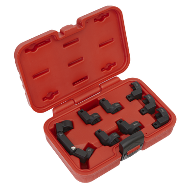 Sealey - Injector Pipe Socket Set 9pc 3/8inchSq Drive