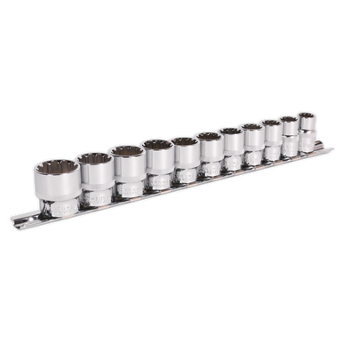 Sealey - Socket Set 11pc 3/8inchSq Drive Total Drive