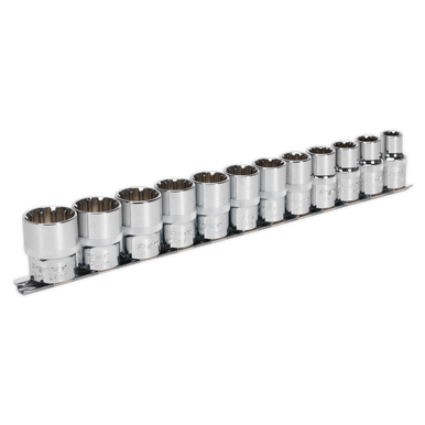 Sealey - Socket Set 12pc 1/2inchSq Drive