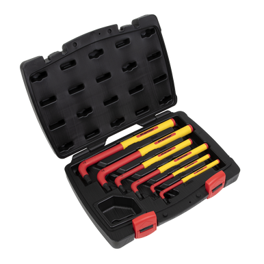 Sealey - Hex Key Set 6pc Extra-Long VDE