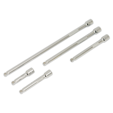 Sealey - Wobble Extension Bar Set 5pc 1/4inchSq Drive