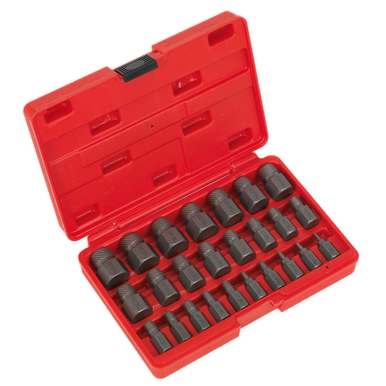 Sealey - Multi-Spline Screw Extractor Set 25pc