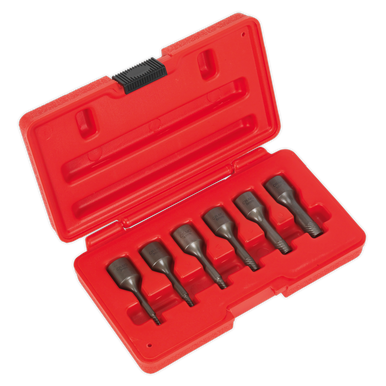 Sealey - Screw Extractor Set 6pc 3/8inchSq Drive