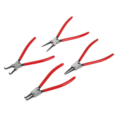 Sealey - Internal/External Circlip Pliers Set 4pc 230mm