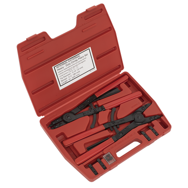 Sealey - Circlip Pliers Set Internal/External 400mm Heavy-Duty