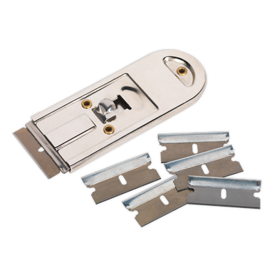 Sealey - Retracting Razor Scraper with Blades