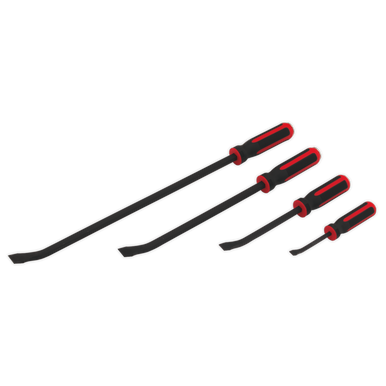 Sealey - Angled Pry Bar Set 4pc Heavy-Duty