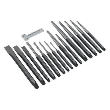 Sealey - Punch and Chisel Set 16pc
