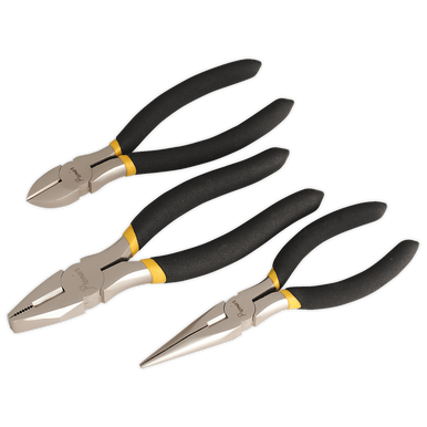Sealey - Pliers Set 3pc Ni-Fe Finish