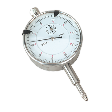Sealey - Dial Gauge Indicator 10mm Travel Metric